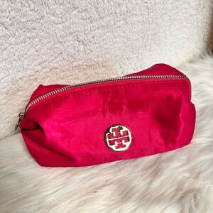 Tory Burch Fuchsia Cosmetic Bag